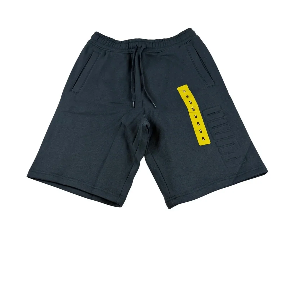 Puma Mens Fleece Athletic Sweat Shorts Dark Gray Blue Small NWT 1853